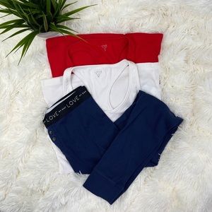LOVE by GAP Pajama Set of Joggers  & 2 Tank Tops